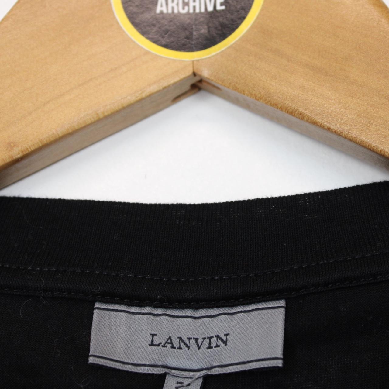 Lanvin Black and White Spider Print Short Sleeve T-Shirt