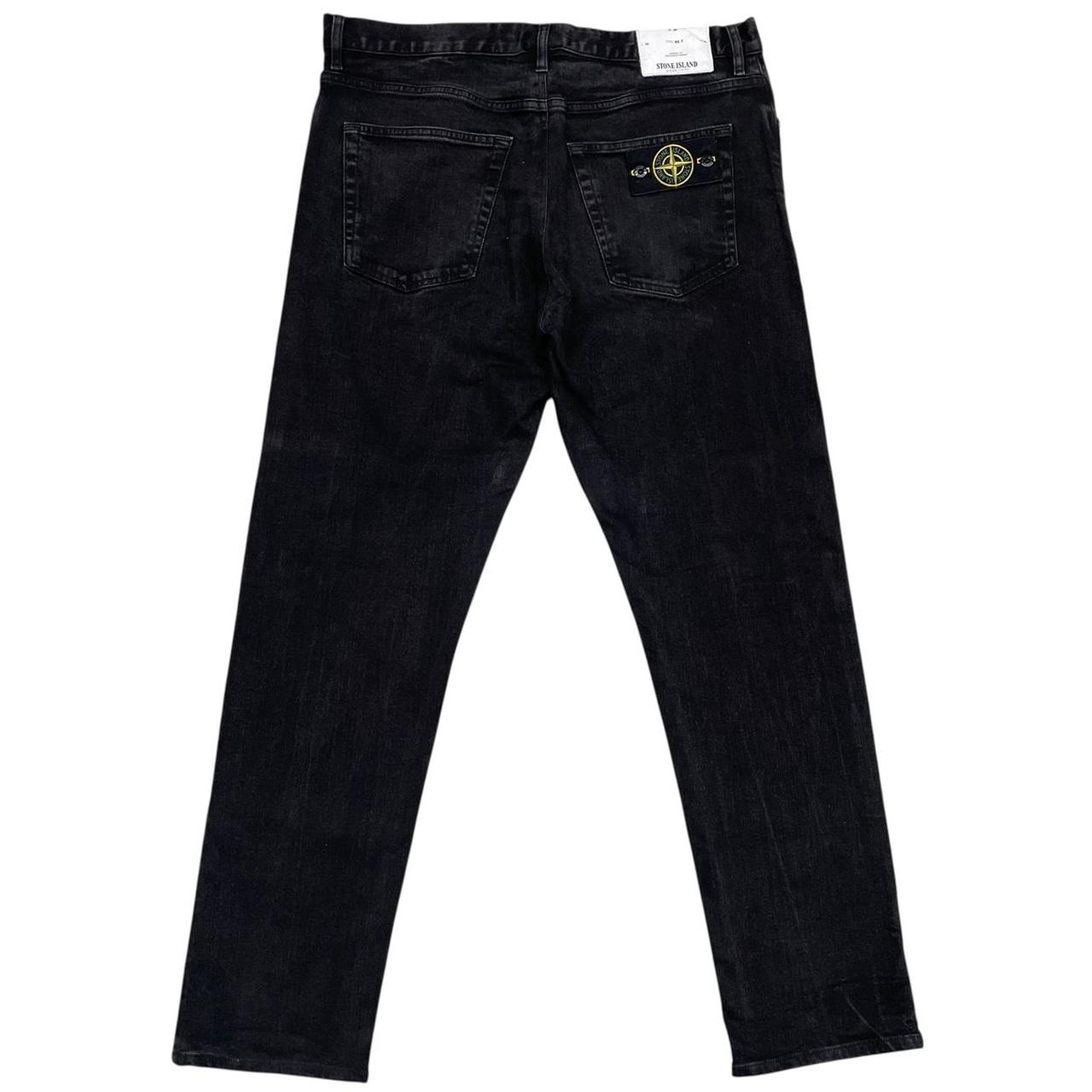 Stone Island SS 2017 Black RE-T Fit Denim Jeans