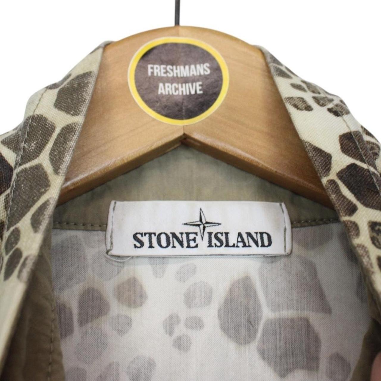 Stone Island SS 2018 Alligator Camo Full Zip Cotton/Nylon Jacket