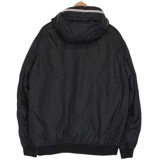 Stone Island AW 2020 Black Garment Dyed Crinkle Reps NY Primaloft Jacket