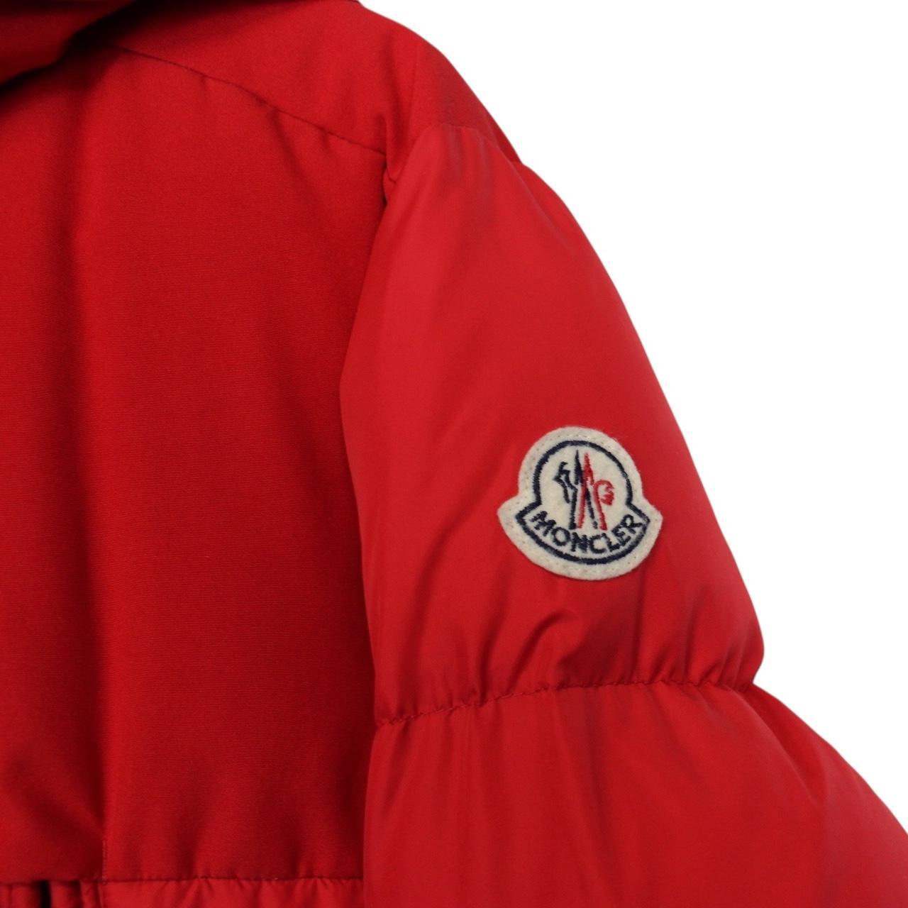 Moncler Montclar Red Full Zip Hooded Down Jacket