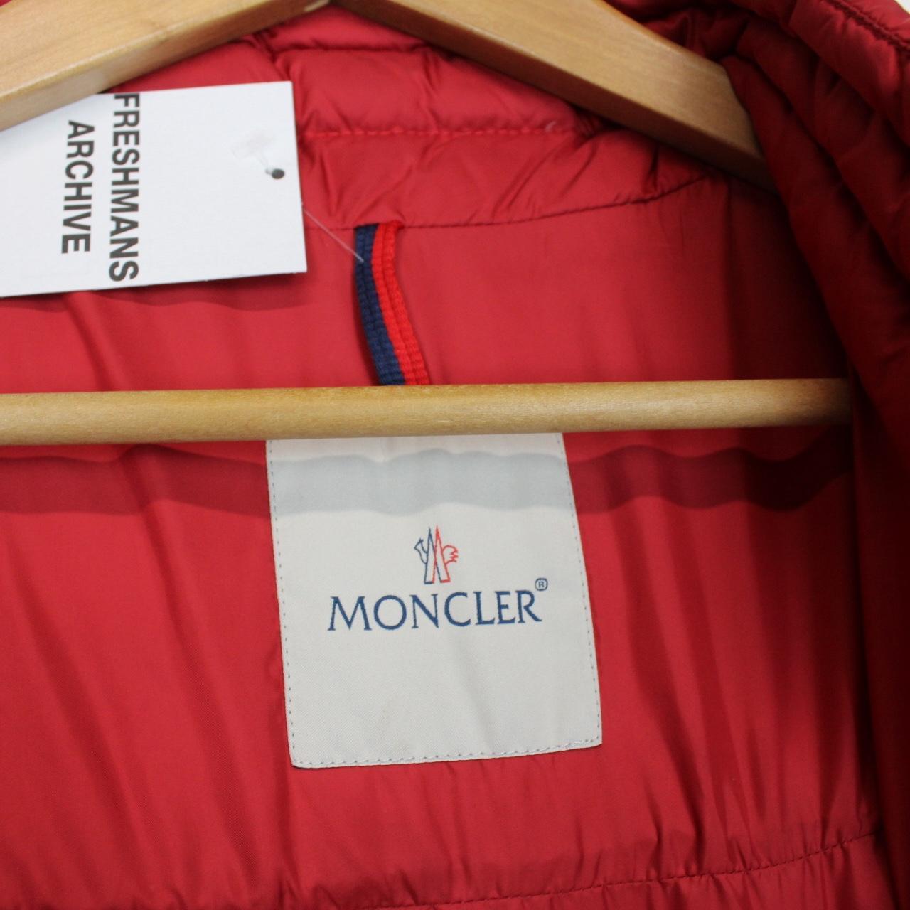 Moncler Red Down Dupress Gilet / Bodywarmer Jacket