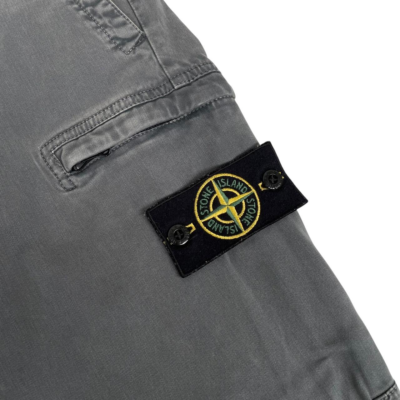 Stone Island AW 2019 Grey Skinny Fit Cargo Trousers
