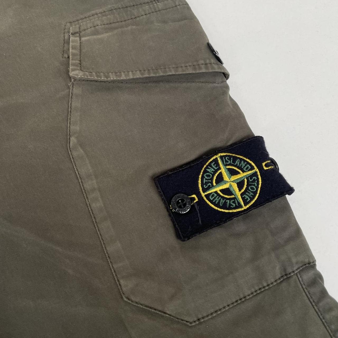 Stone Island AW 2020 Khaki Green RE-T Fit Cargo Trousers