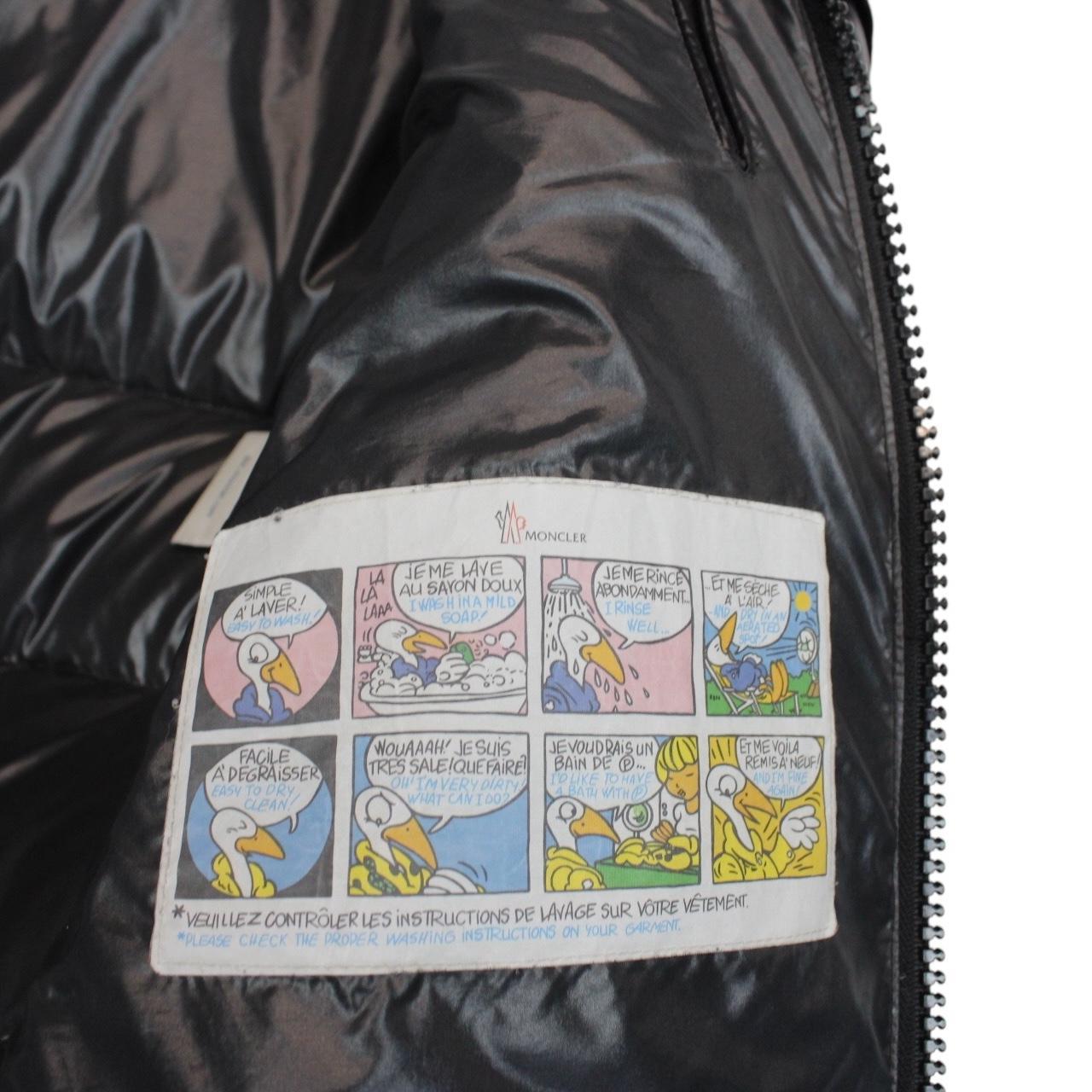 Moncler Maya Black Full Zip Hooded Down Puffer Jacket