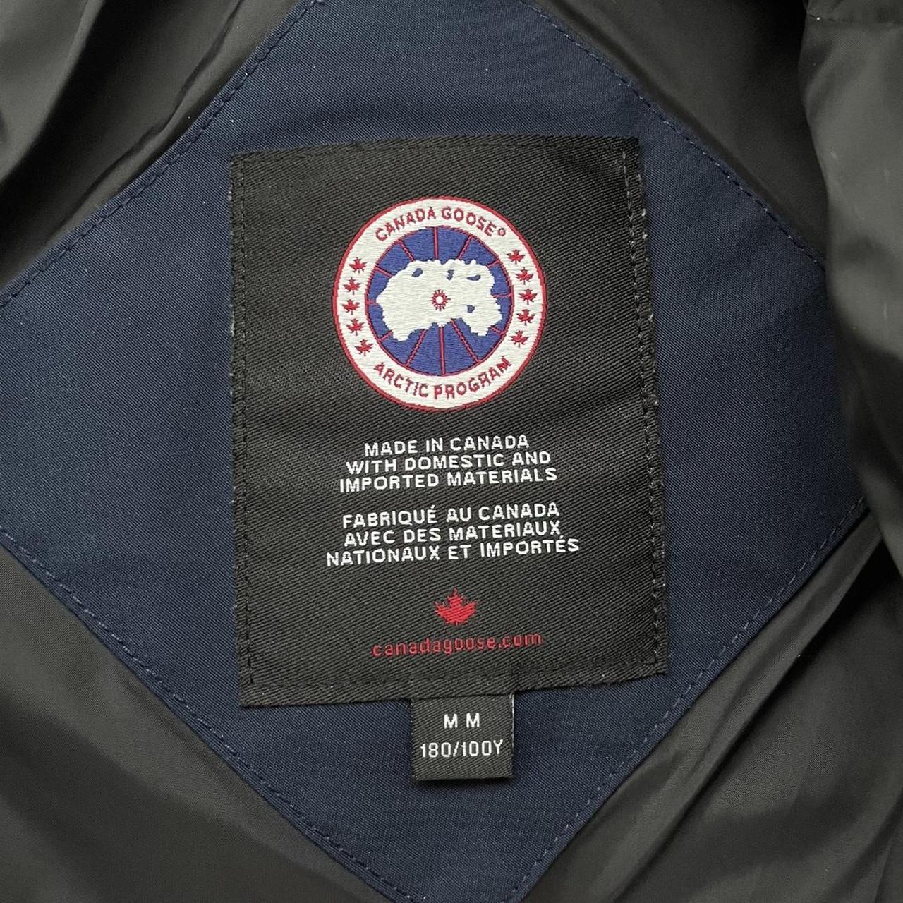 Canada Goose Navy Blue Macmillan Parka Down Jacket