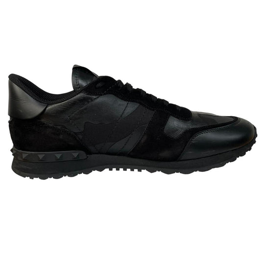 Valentino Garavani Rockrunner Black Camouflage Trainers