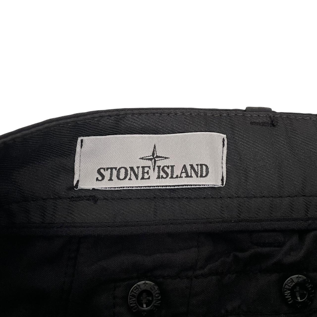 Stone Island AW 2022 Black RE-T Fit Cargo Trousers