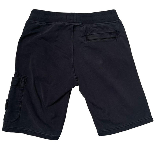 Stone Island SS 2020 Black Cotton Jogger Shorts