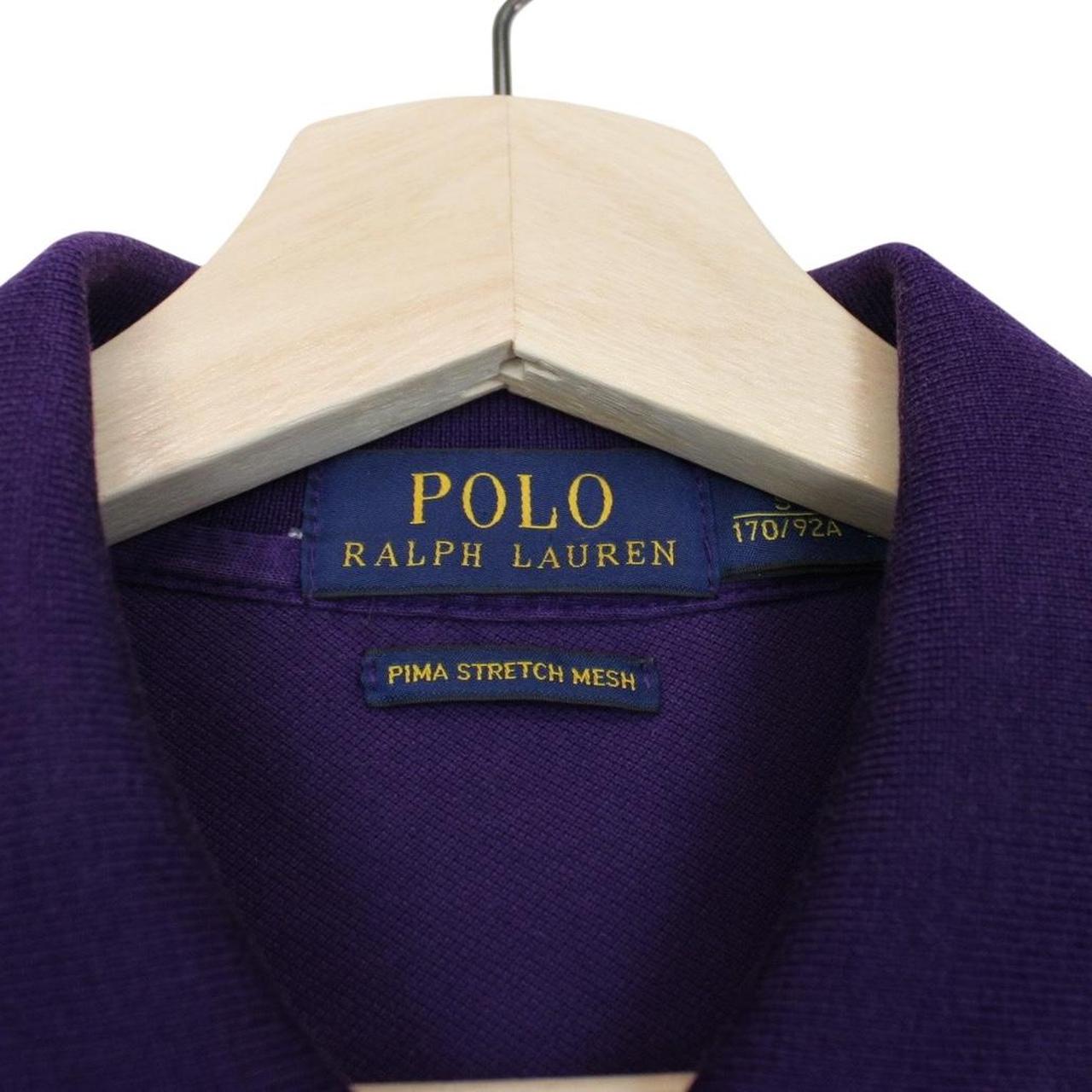 Polo Ralph Lauren Purple Short Sleeve Pima Cotton Polo Shirt