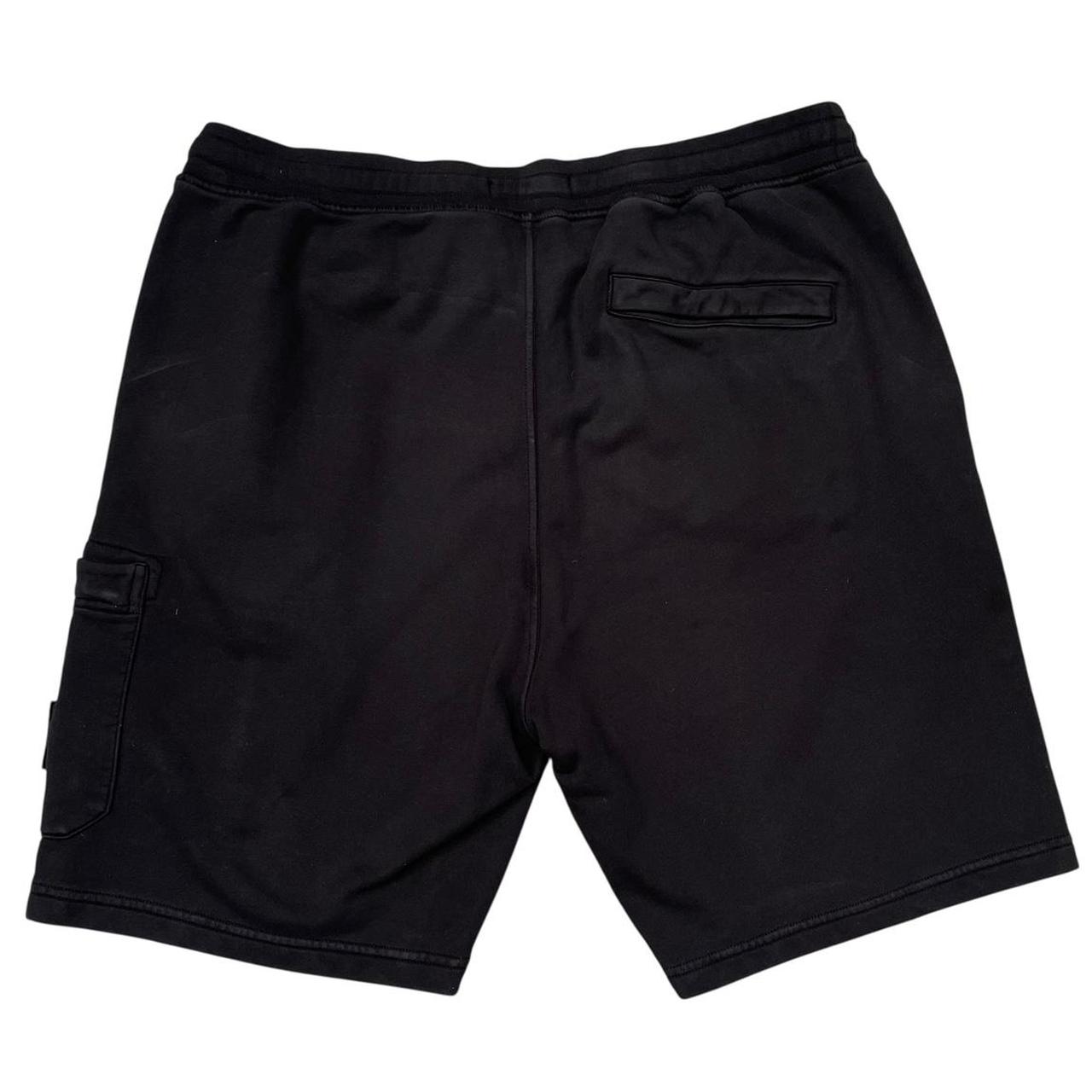 Stone Island SS 2020 Black Cotton Jogger Shorts