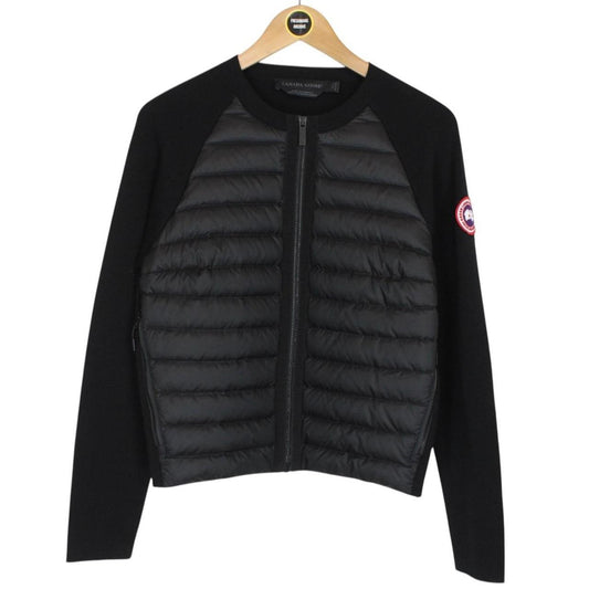 Canada Goose Black Hybridge Lightweight Packable Wool/Nylon Down Jacket