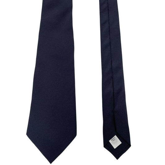 Burberry London Navy Blue Silk Tie