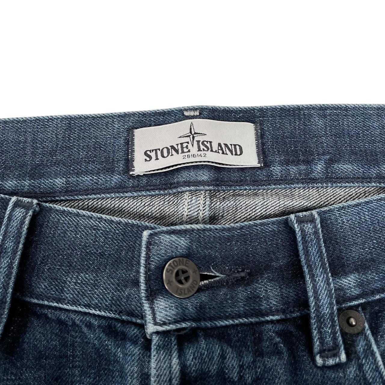 Stone Island Navy Blue RE Fit Denim Jeans
