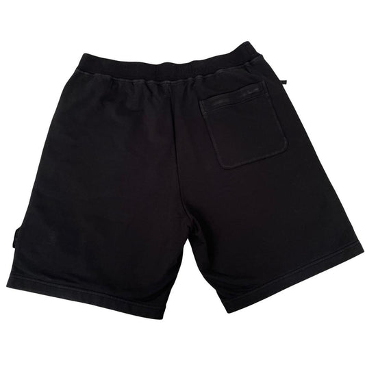 Stone Island Ghost SS 2022 Black Cotton Jogger Shorts