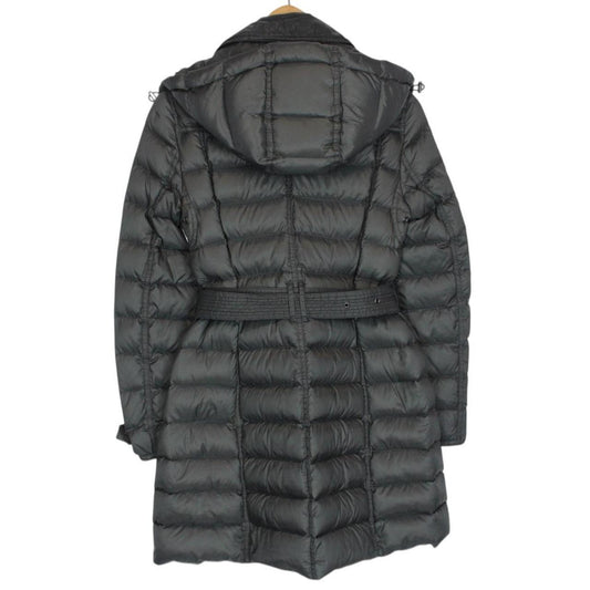 Burberry Brit Grey Nova Check Belted Down Puffer Coat