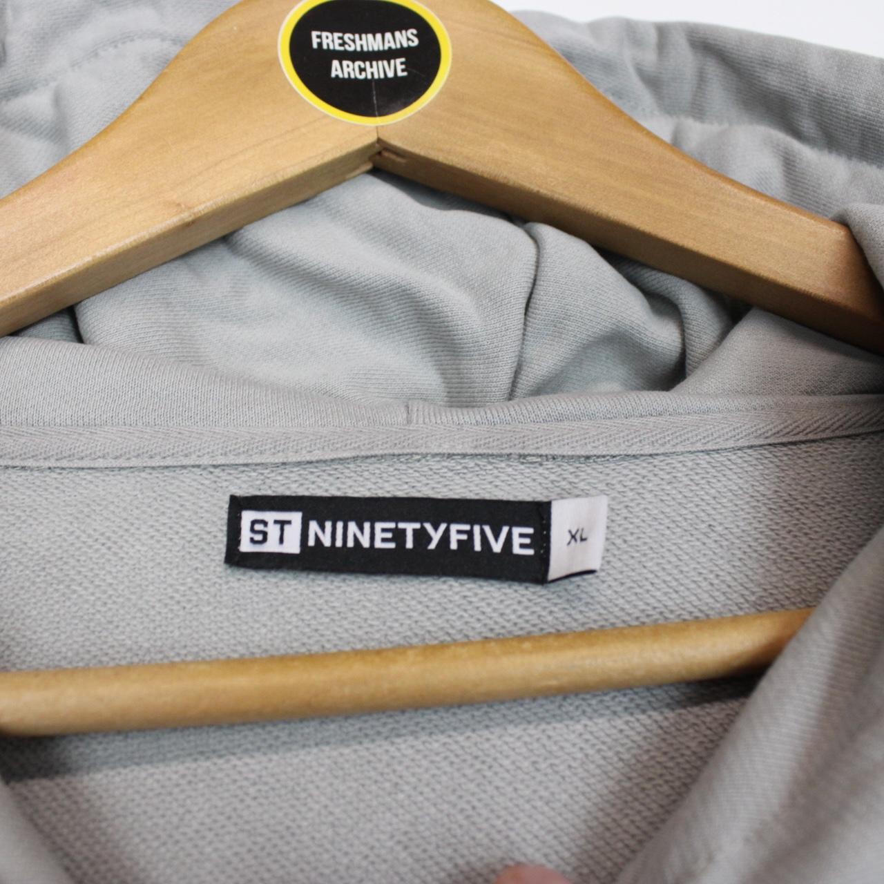 ST95 Light Grey Cotton Hoodie Jumper