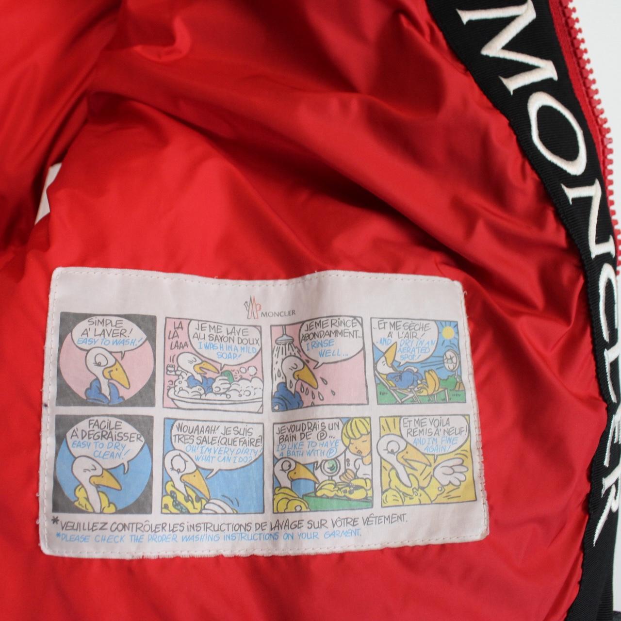 Moncler Montclar Red Full Zip Hooded Down Jacket
