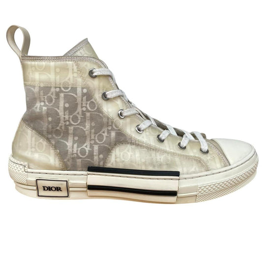 Christian Dior B23 White Oblique High Top Trainers