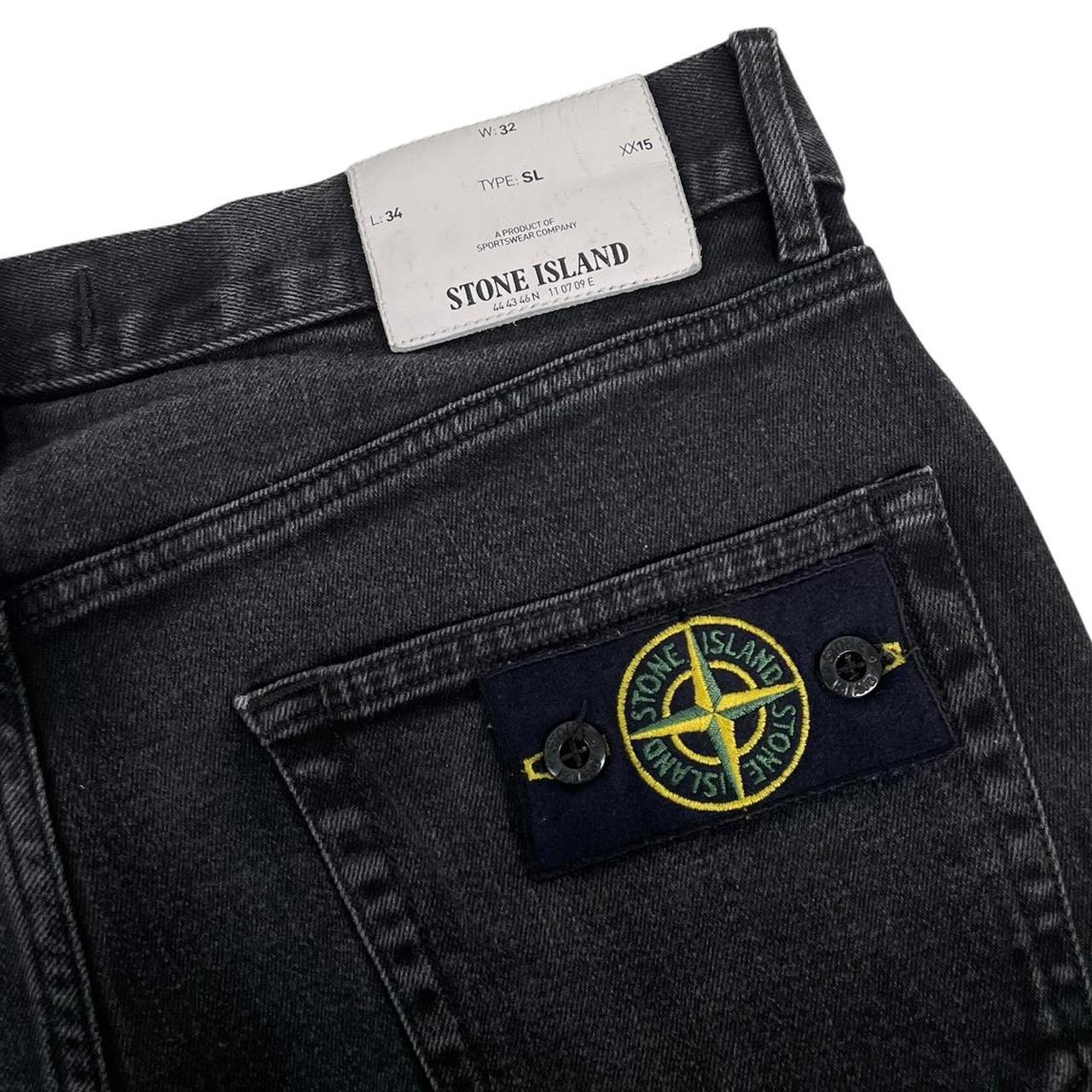Stone Island AW 2018 Black Slim Fit Denim Jeans