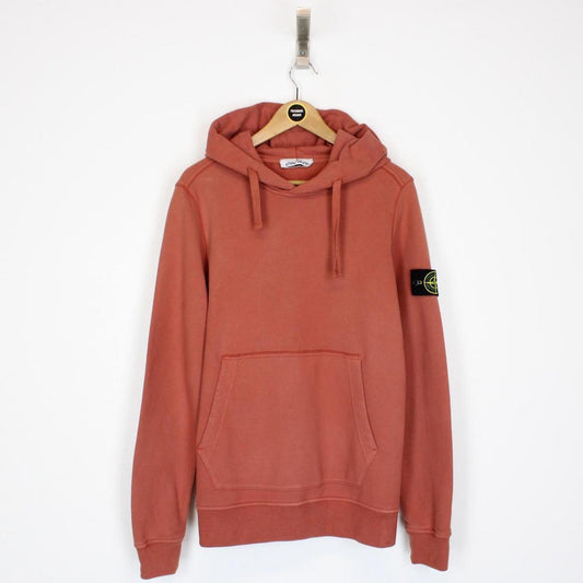 Stone Island AW 2019 Rust Orange Cotton Hoodie Jumper