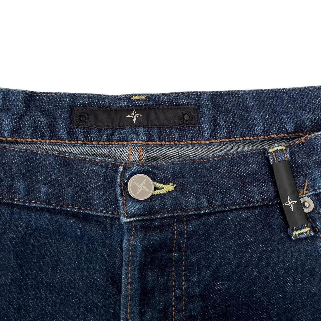 Vintage Stone Island AW 2004 Blue Straight Leg Fit Denim Jeans
