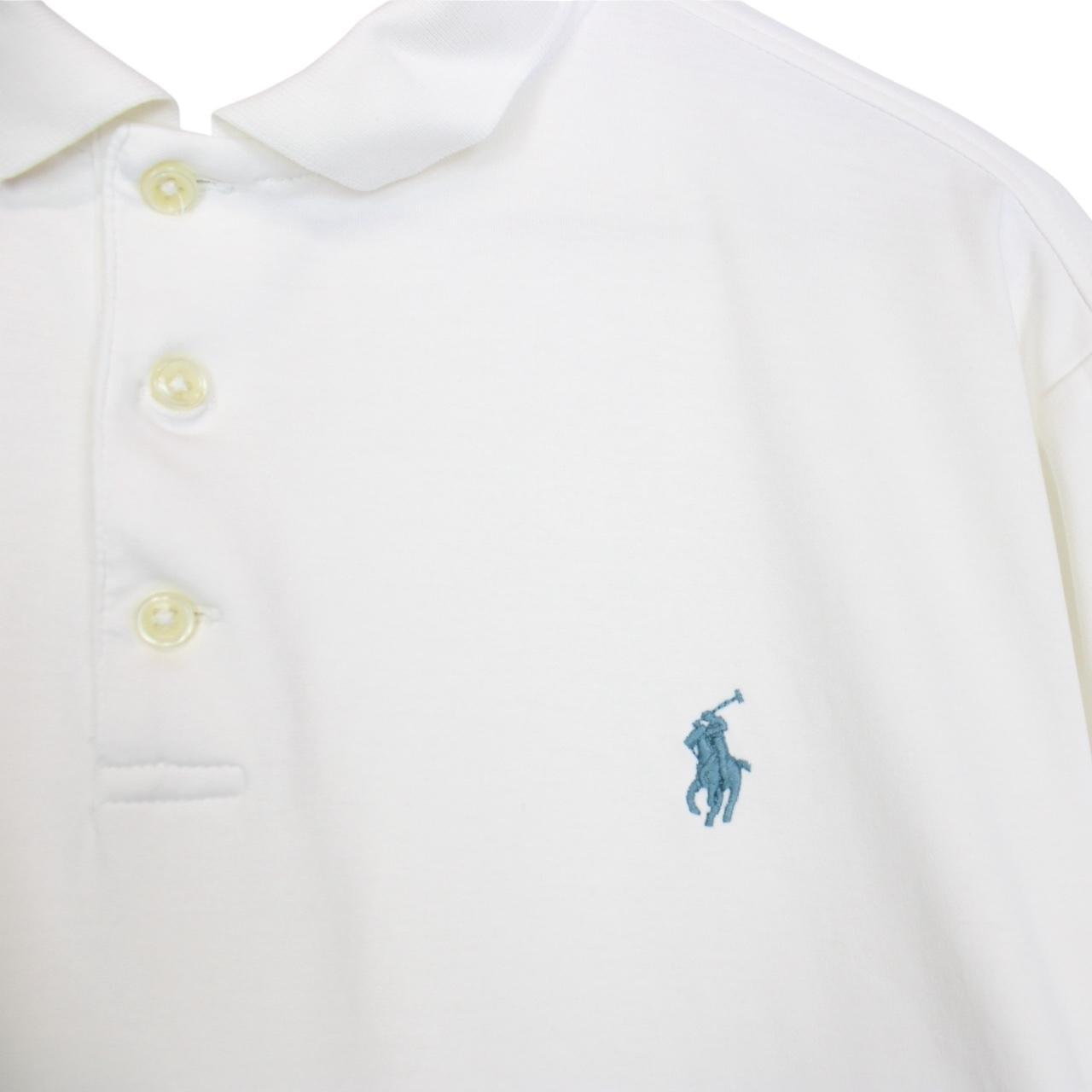 Polo Ralph Lauren White Short Sleeve Cotton Polo Shirt