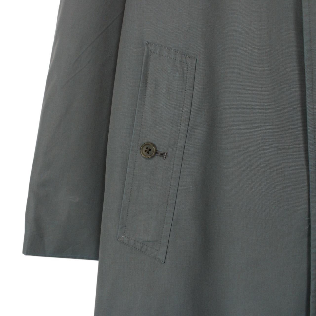 Vintage 90s Burberry Blue Single Breasted Trench Coat