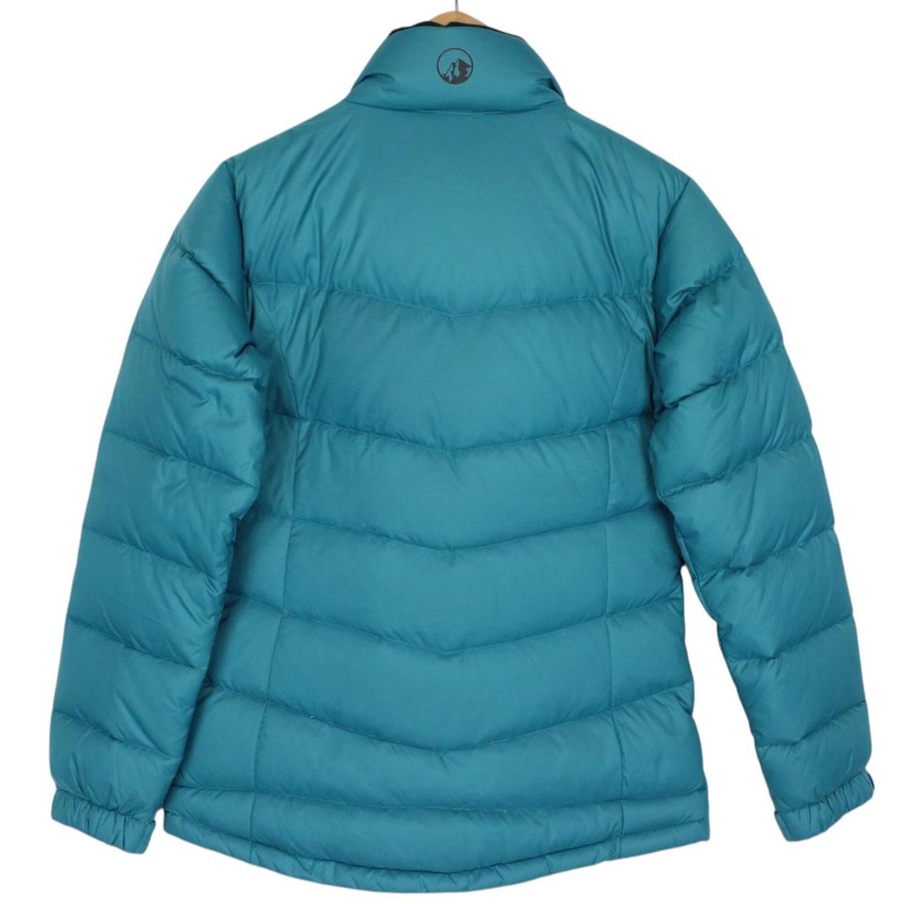 North Ridge Green Full Zip Nylon Down Jacket
