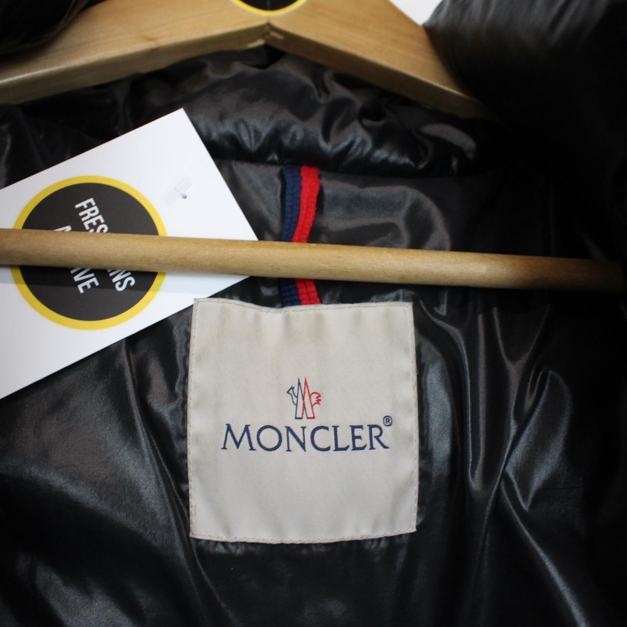 Moncler Maya Black Full Zip Hooded Down Puffer Jacket