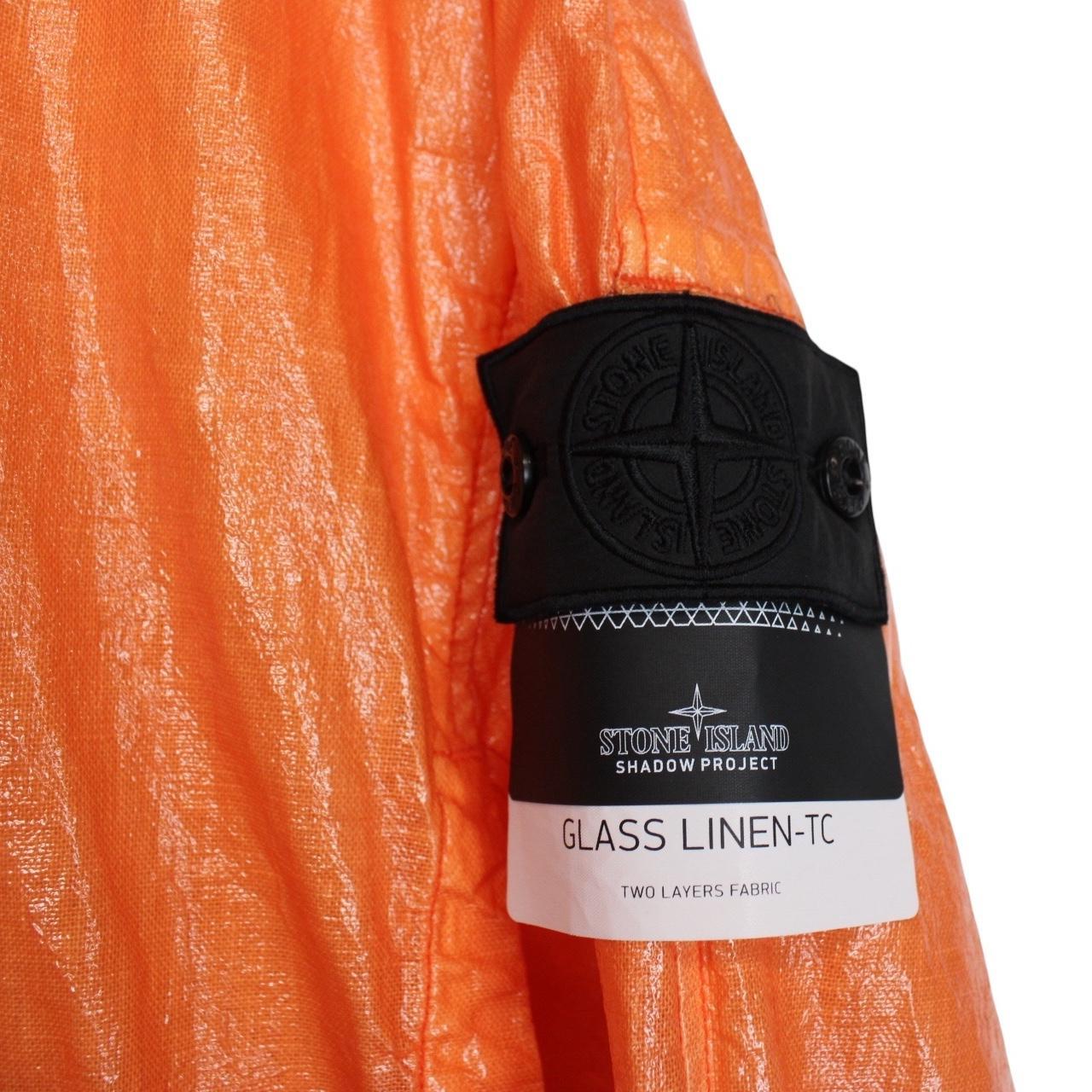 Stone Island Shadow Project SS 2022 Orange Glass Linen-TC Jacket