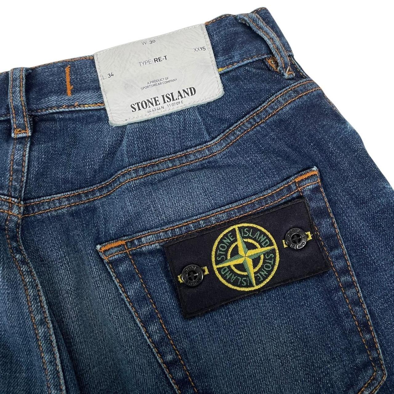 Stone Island SS 2015 Navy Blue RE-T Fit Denim Jeans