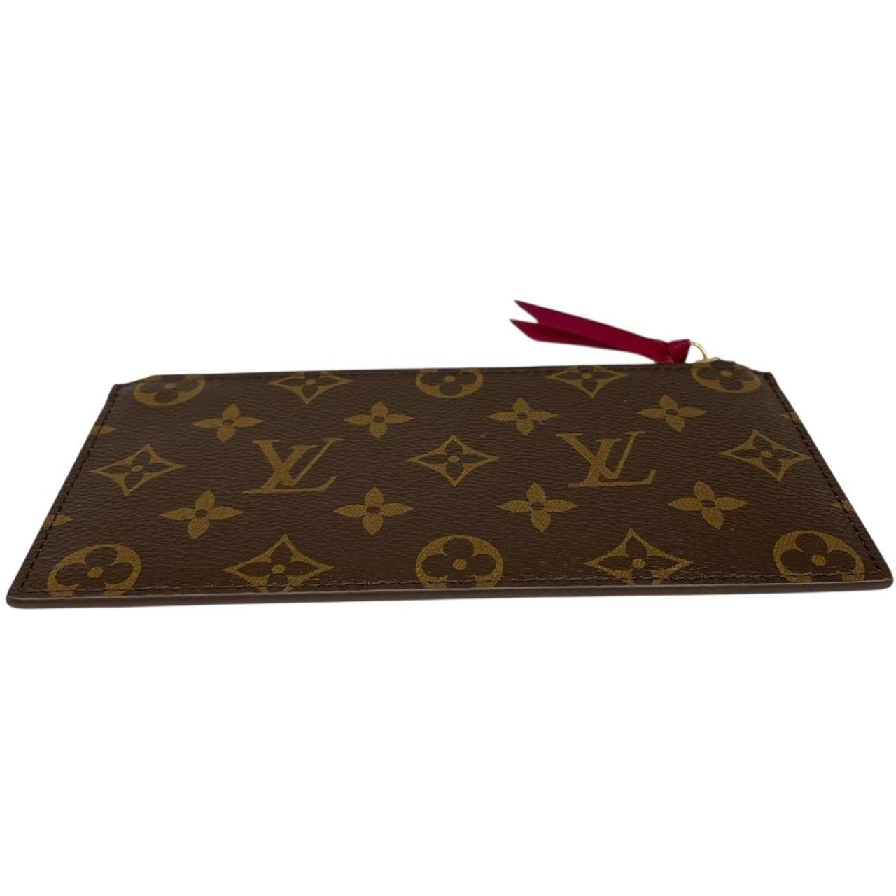 Louis Vuitton Brown Monogram Coated Canvas Pochette Felicie Zipped Insert
