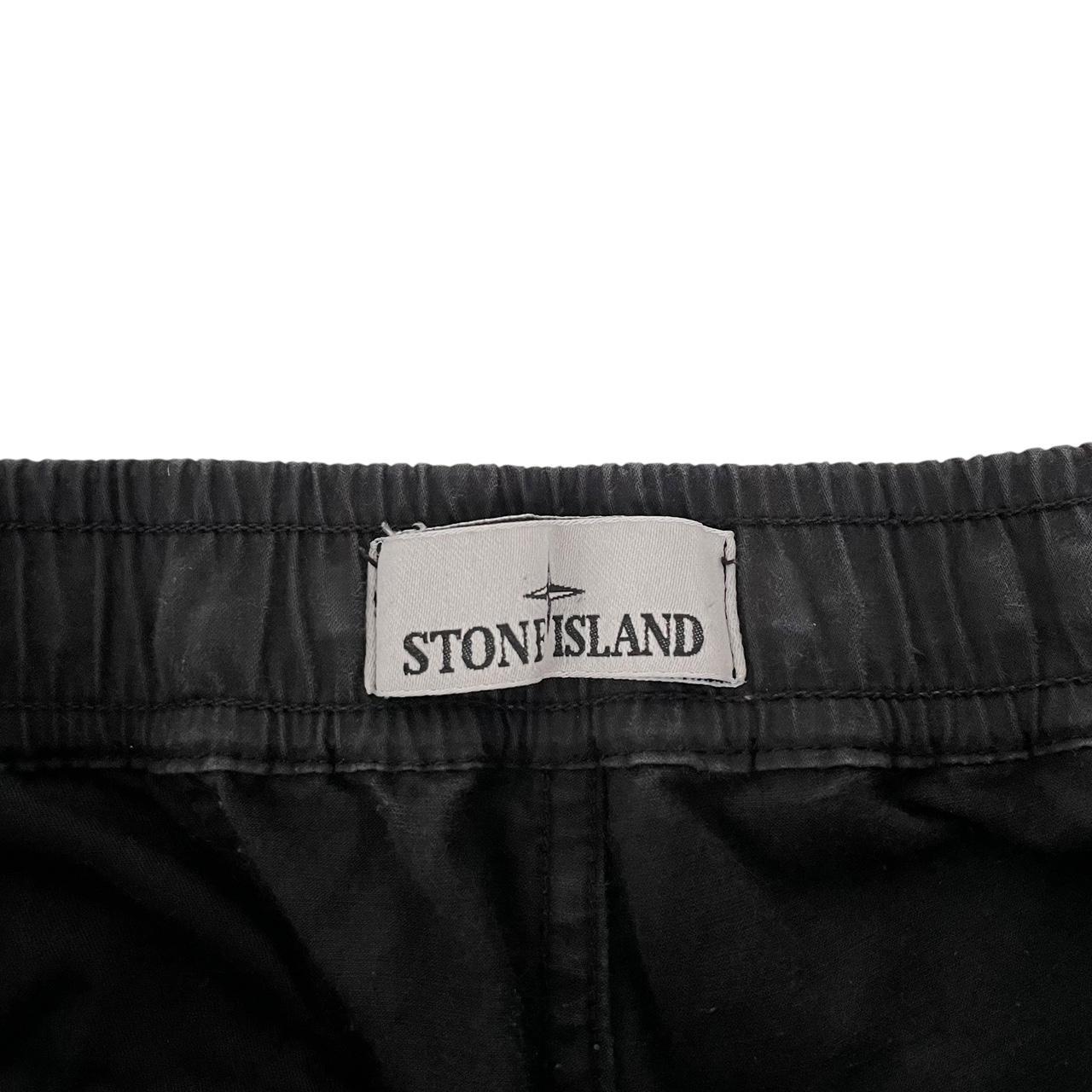 Stone Island AW 2022 Black RE-T Fit Cargo Trousers