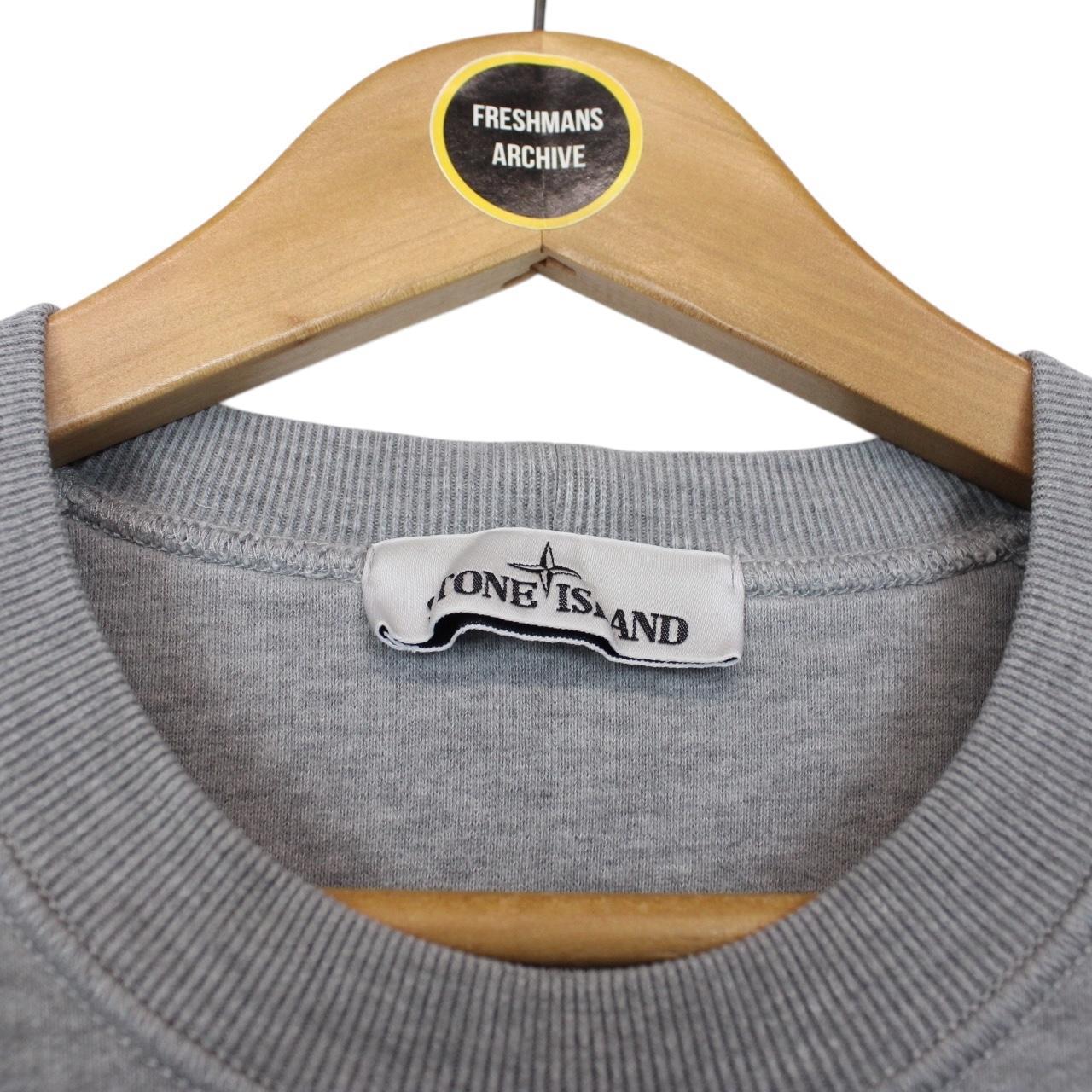 Stone Island AW 2022 Grey Cotton Sweatshirt Jumper