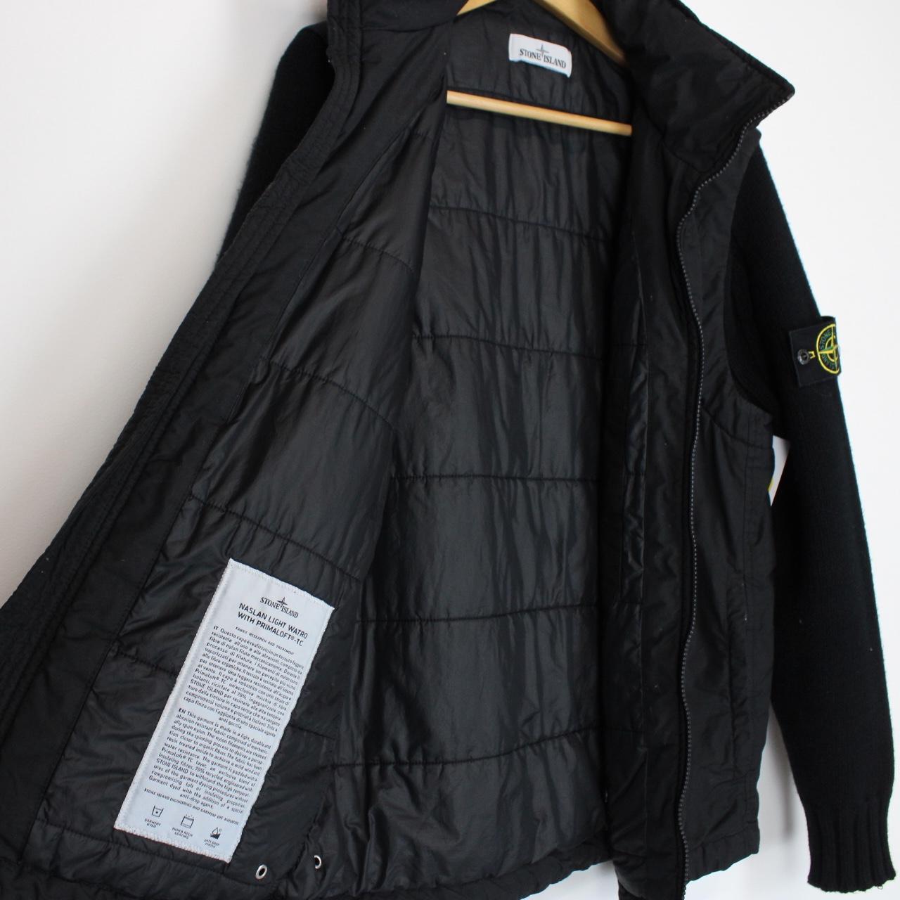 Stone Island AW 2021 Black Naslan Light Watro Primaloft Jacket