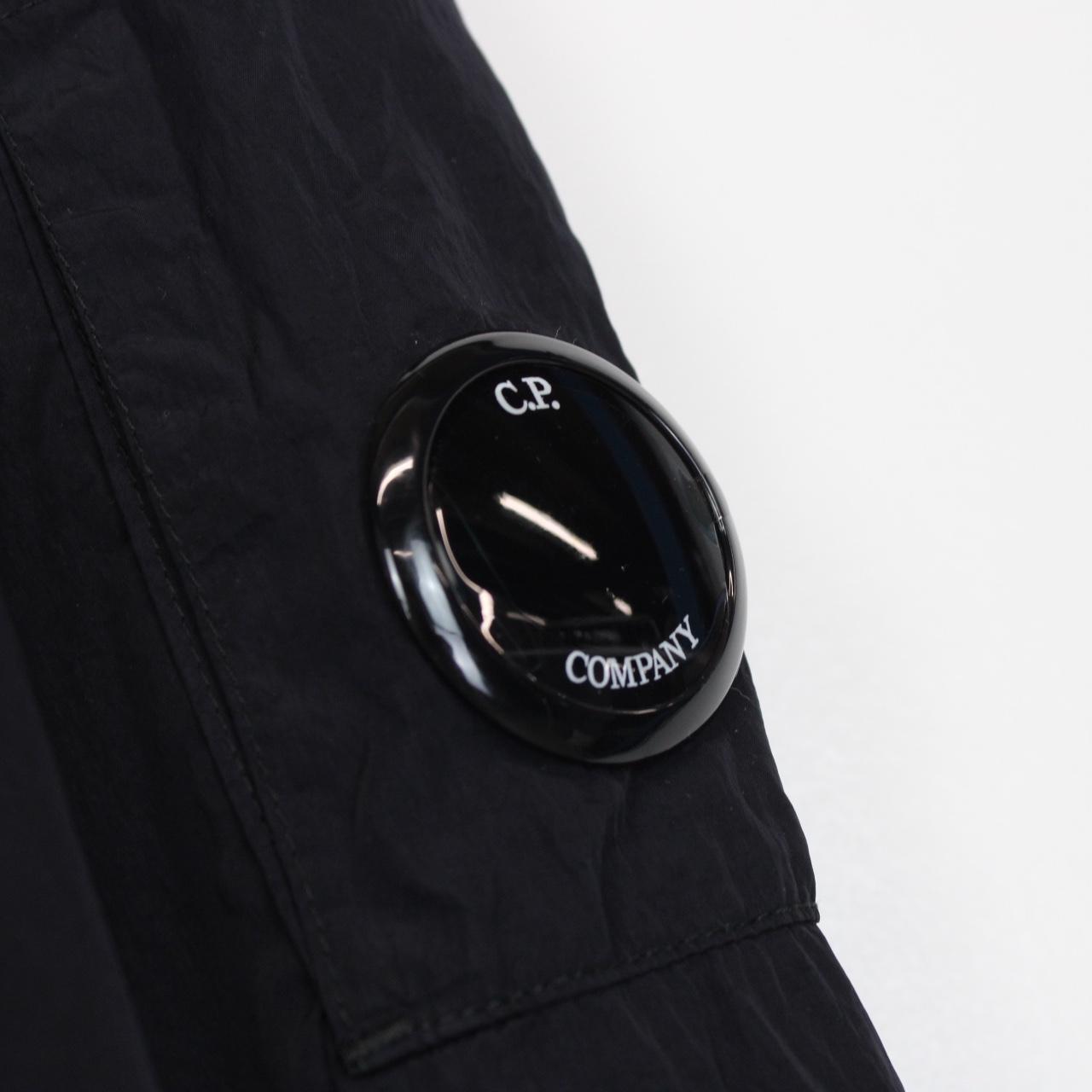 CP Company Navy Blue Chrome-R Lens Nylon Overshirt Jacket