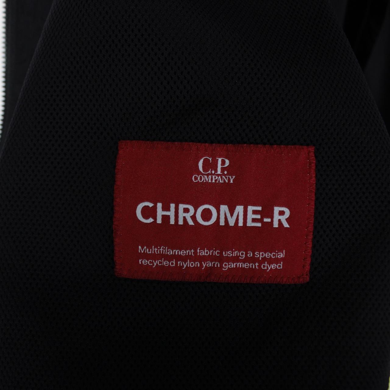 CP Company Navy Blue Chrome-R Lens Nylon Overshirt Jacket