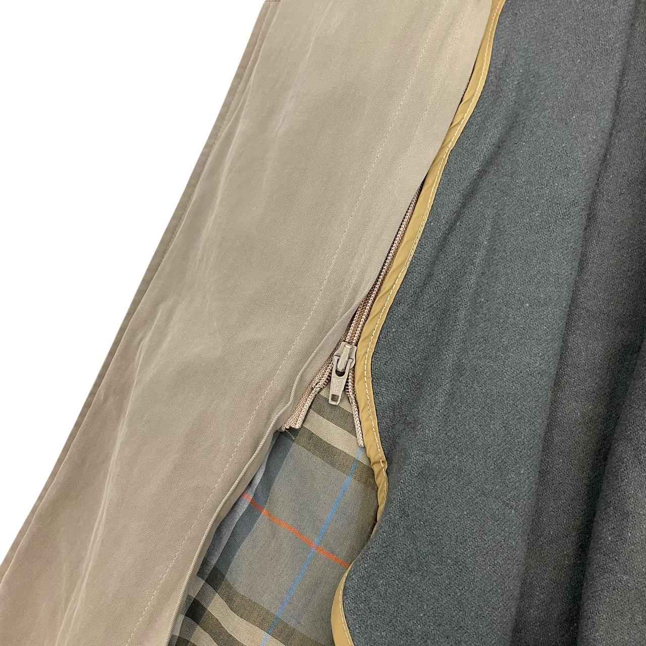 Vintage 90s Burberry Green Double Breasted Belted Trench Coat