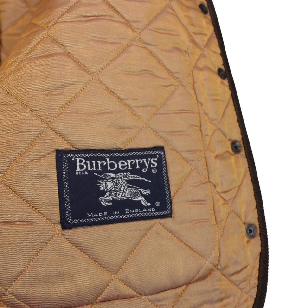 Vintage 90s Burberry Beige Nova Check Quilted Vest Jacket