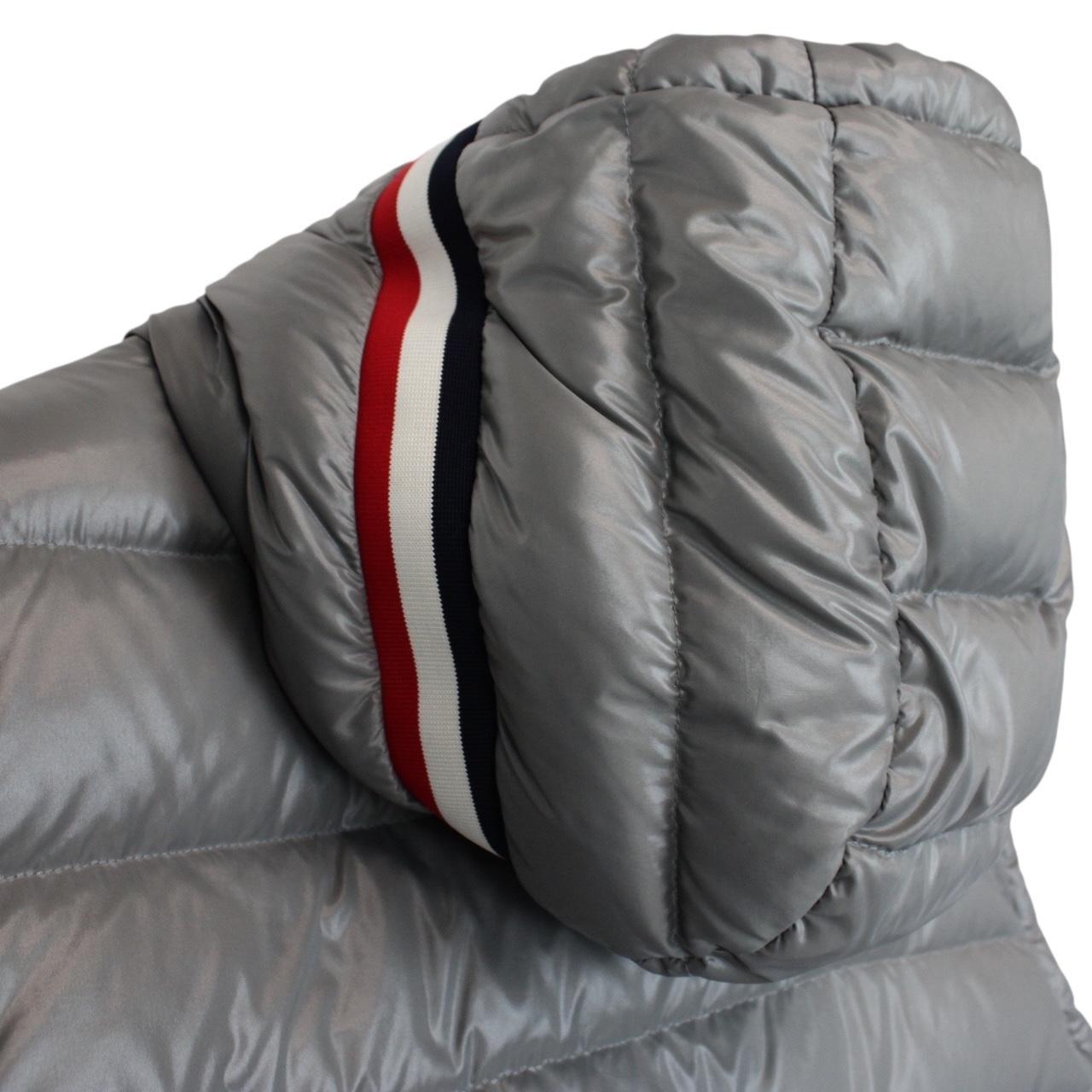 Moncler Grey Down Lanoux Hooded Gilet / Bodywarmer Jacket