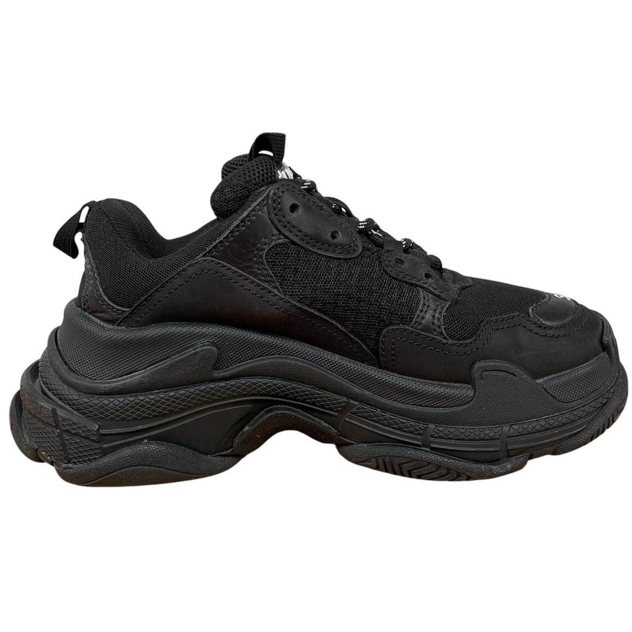 Balenciaga Triple S Black Mesh Trainers