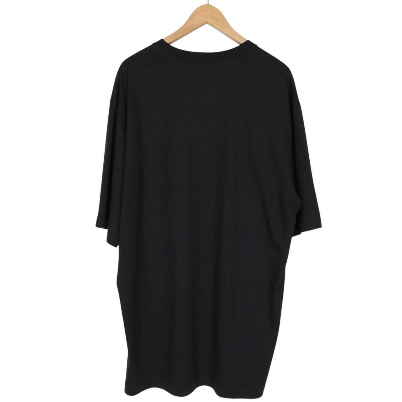 Dolce and Gabbana Black and White Interlock Logo Short Sleeve T-Shirt