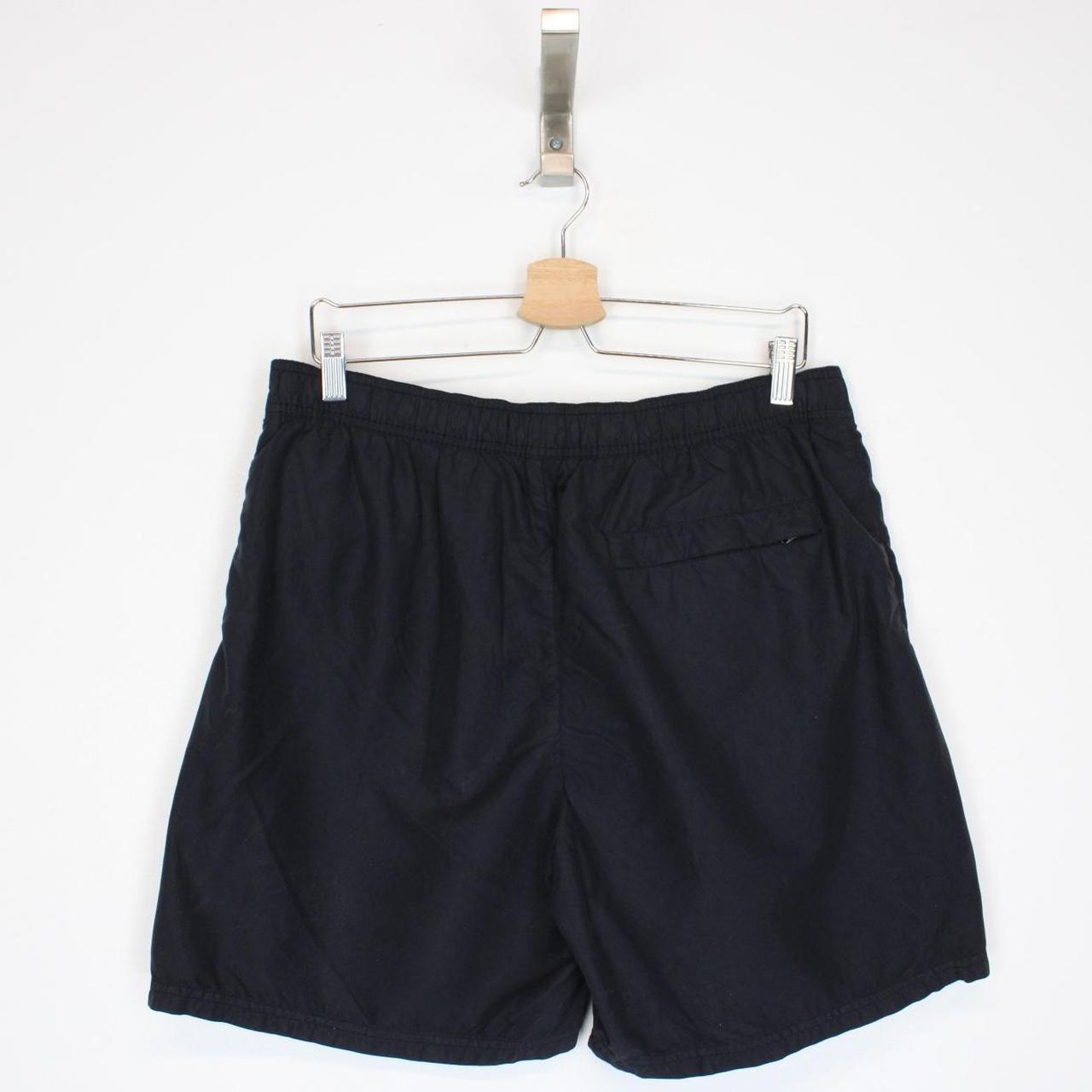 Stone Island SS 2022 Navy Blue Brushed Nylon Swim Shorts