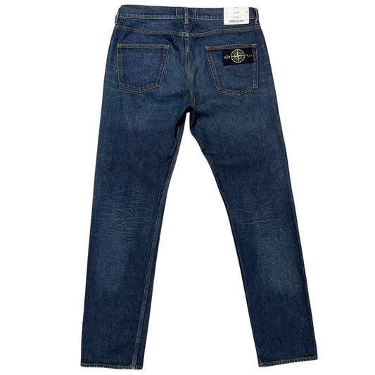 Stone Island AW 2018 Navy Blue Slim Fit Denim Jeans