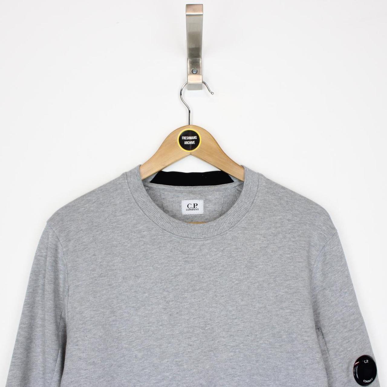 CP Company Grey Goggle Lens Sweatshirt Jumper
