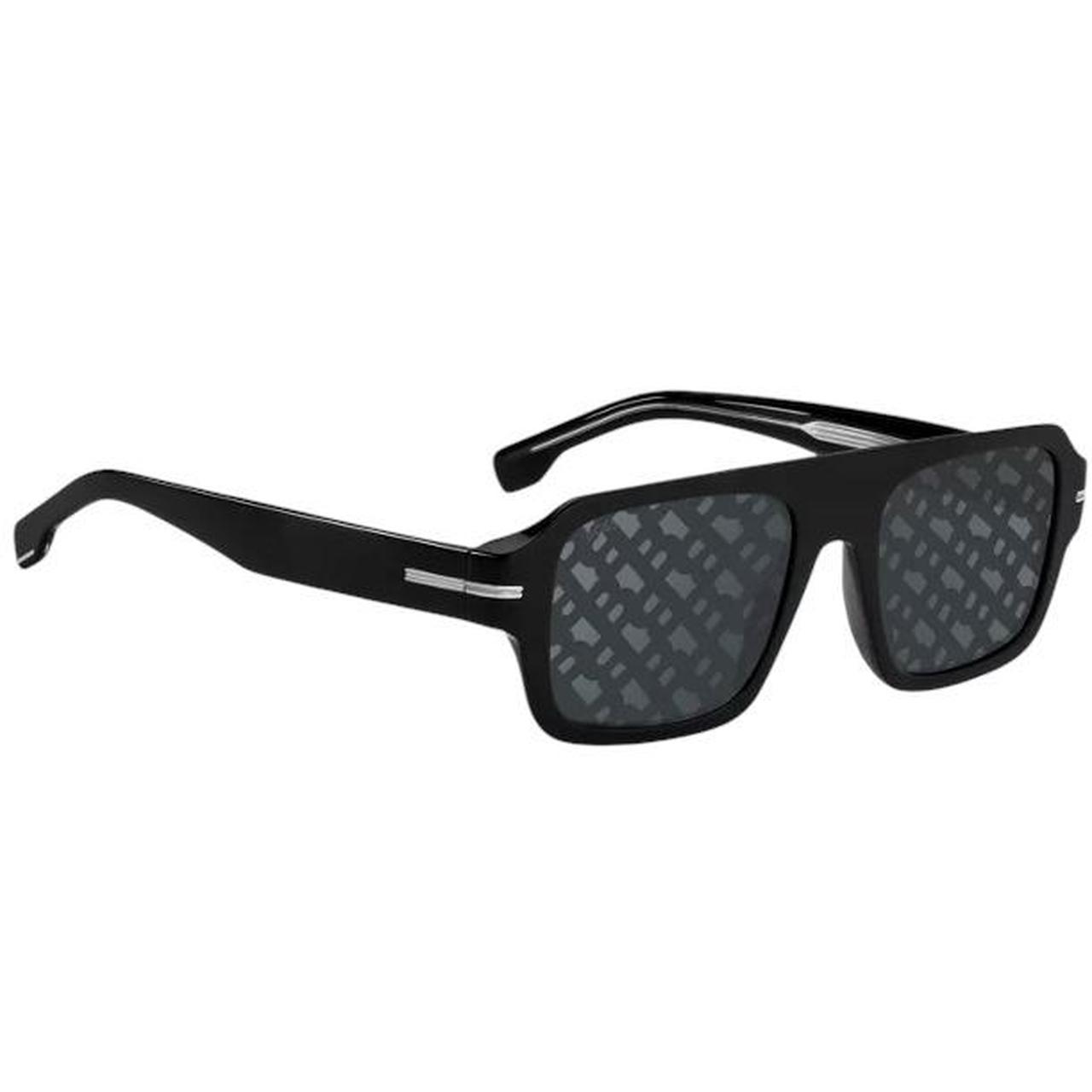 Hugo Boss Black Acetate Monogram Lense Sunglasses