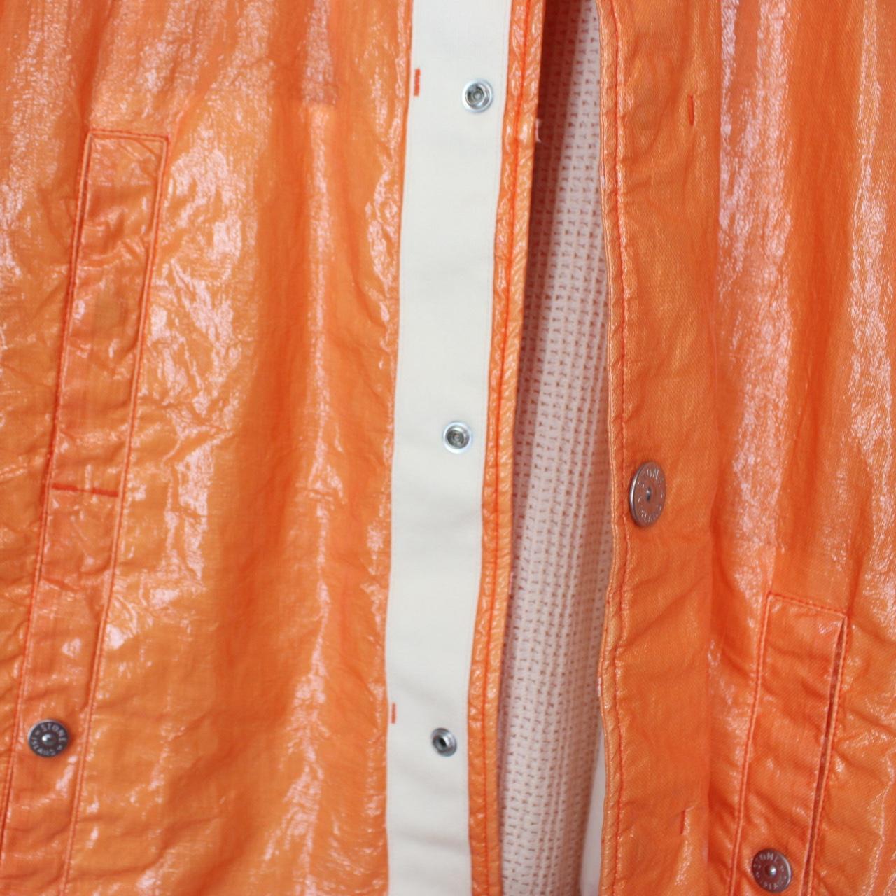 Stone Island Shadow Project SS 2022 Orange Glass Linen-TC Jacket