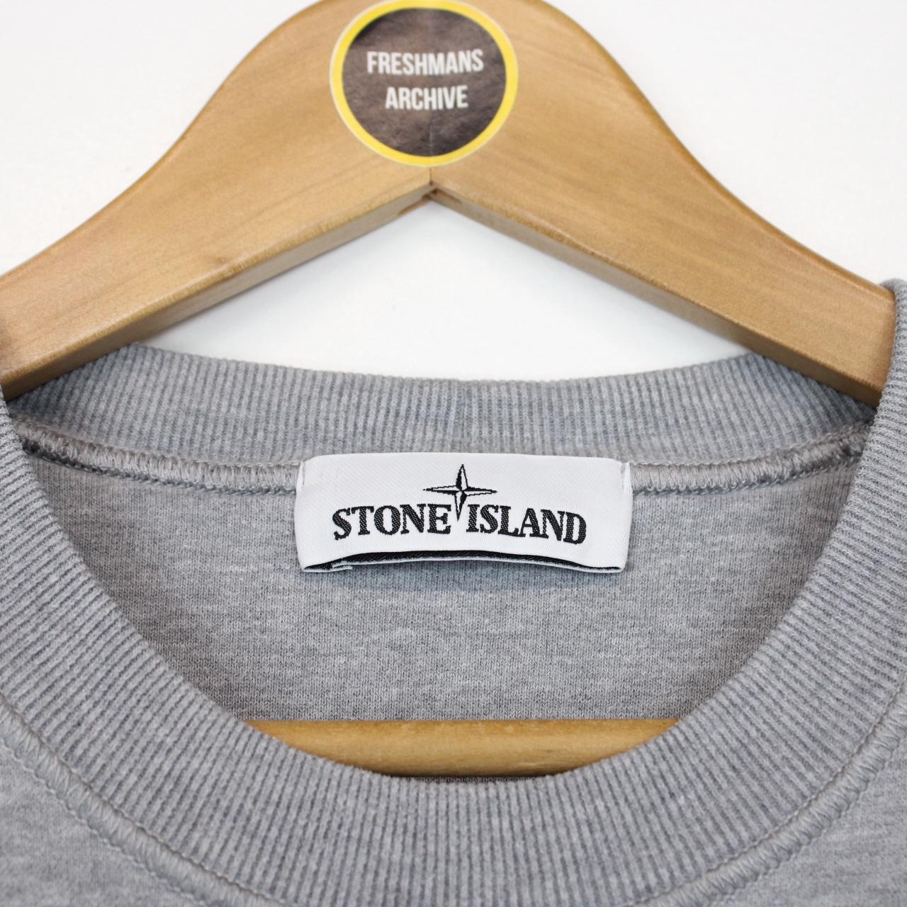 Stone Island AW 2020 Grey Cotton Sweatshirt Jumper