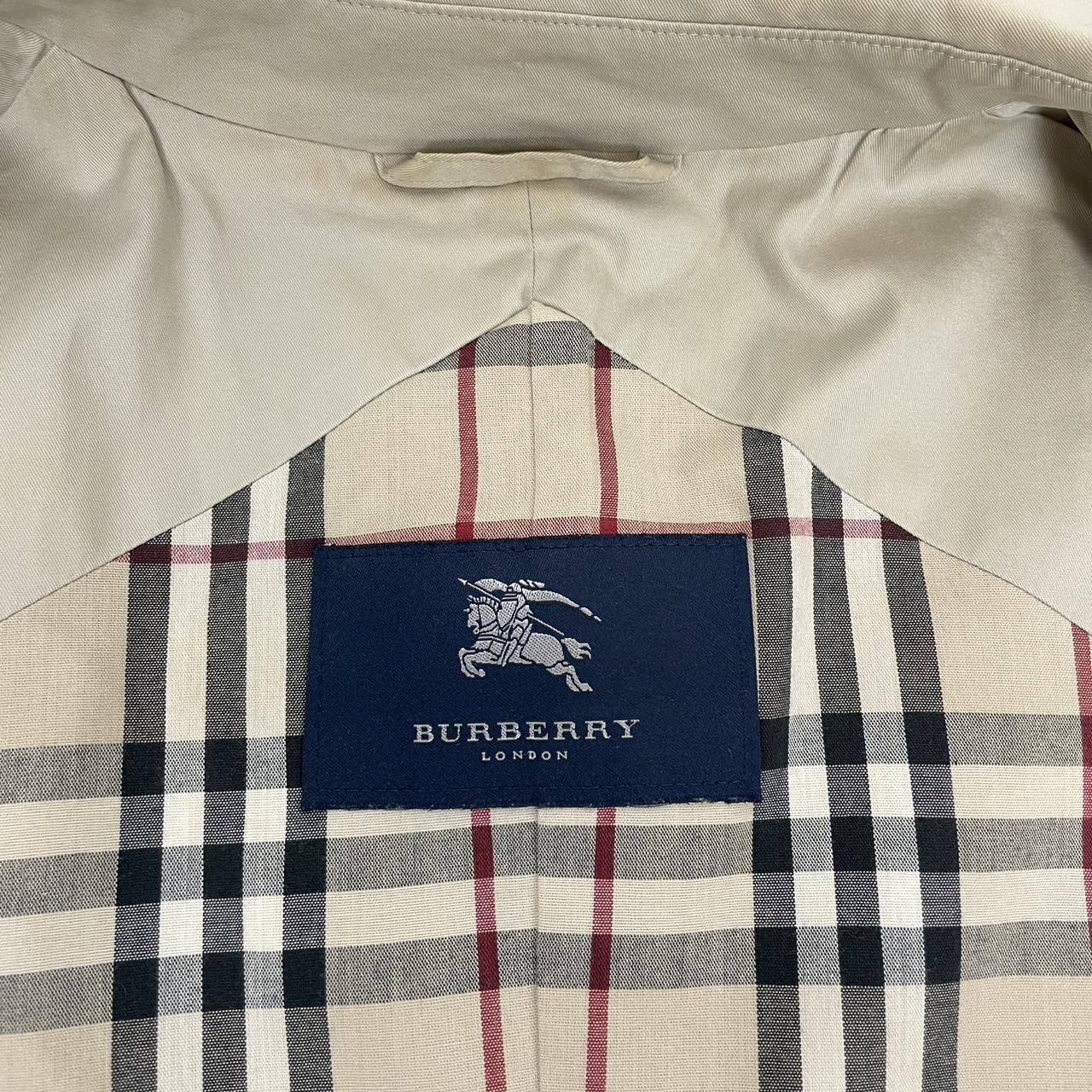 Burberry London Beige Single Breasted Trench Coat